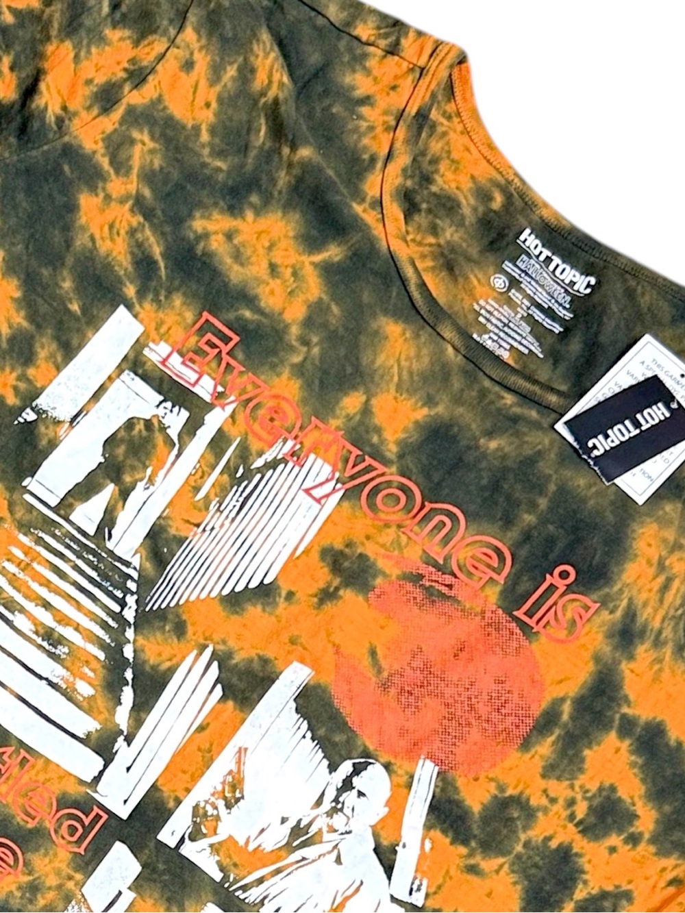 Hot Topic Halloween Michael Myers Tie Dye Sleep Shirt Dress Womens 2X NWT